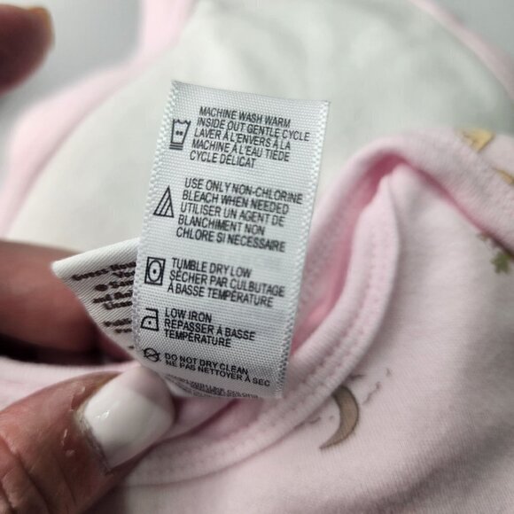 Bundle of 2 Bunny Theme Onesies 100% Cotton Guess How Much I Love You Baby 9 M - Picture 7 of 13